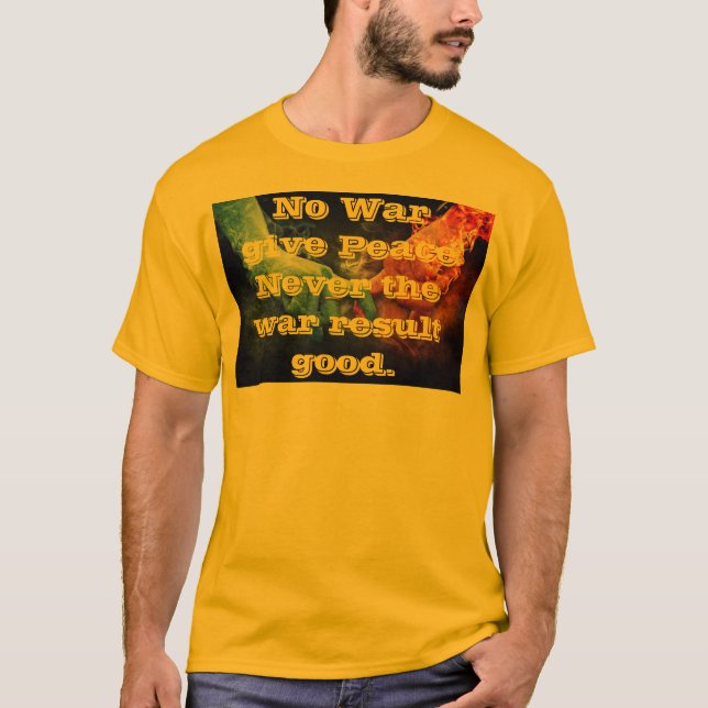 Peace no war Men T-shirt (Front)