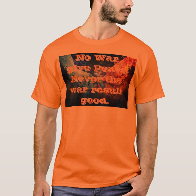 Peace no war Men T-shirt (Front)