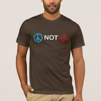 Peace Not Gun Sights T-Shirt