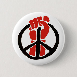 Peace Now! 6 Cm Round Badge
