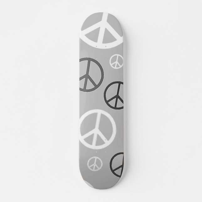 Peace of grey skateboard (Front)