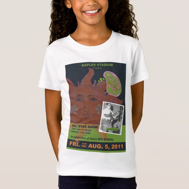 Peace of Mind Birthday Fitted Shirt - Child (Front)