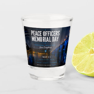 Peace Officers Memorial Day London Bridge Shot Glass