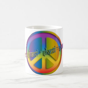 Peace Om Shanti Coffee Mug