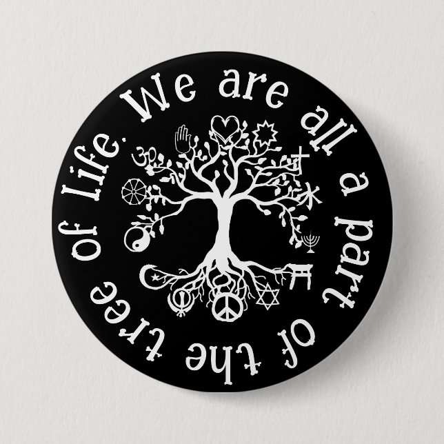 Peace on Earth 7.5 Cm Round Badge (Front)