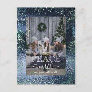 Peace on Earth and Good Will to All Christmas Postcard