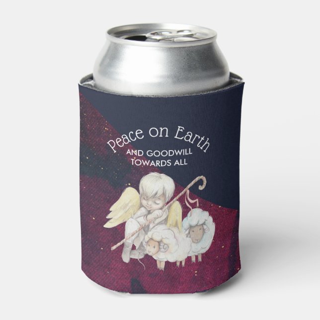 Peace on Earth and Goodwill Towards All Shepherd Can Cooler (Can Front)