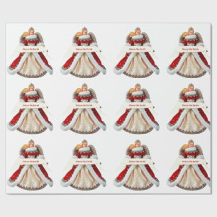 Peace On Earth Angel Wrapping Paper