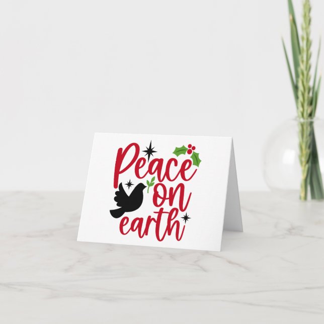 Peace on Earth Card (Front)