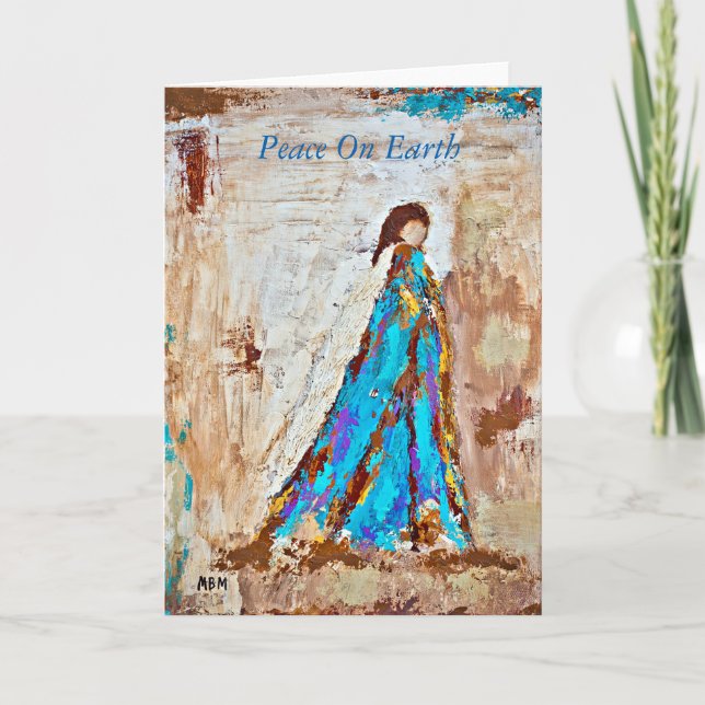 Peace on Earth Christmas card (blank inside) (Front)