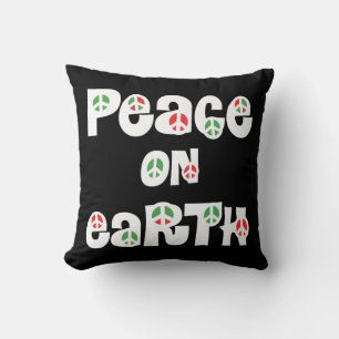 Peace On Earth Christmas Cushion