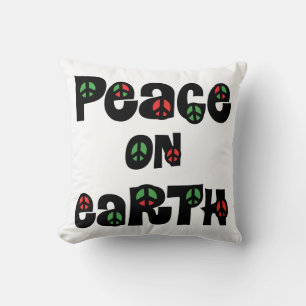 Peace On Earth Christmas Cushion