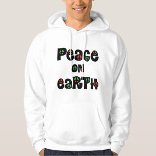 Peace On Earth Christmas Hoodie