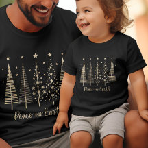 Peace on Earth Christmas Minimalist T-Shirt