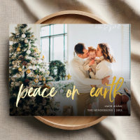 Peace On Earth Christmas Photo