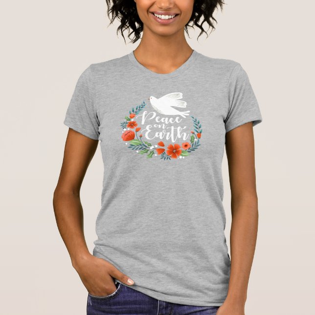 Peace on Earth Christmas T-Shirt (Front)