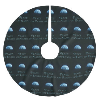 Peace on Earth Christmas Tree Skirt