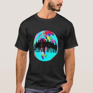 Peace On Earth Conscious Humanity Love Kindness Wo T-Shirt