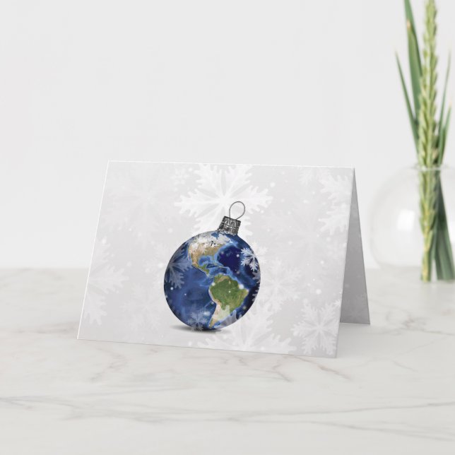 peace on earth Corporate Christmas Card (Front)