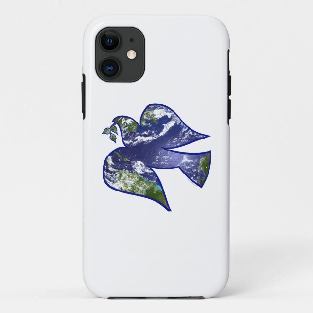 Peace on Earth Dove Case-Mate iPhone Case (Back)