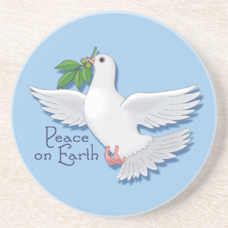 Peace on Earth Dove Coaster