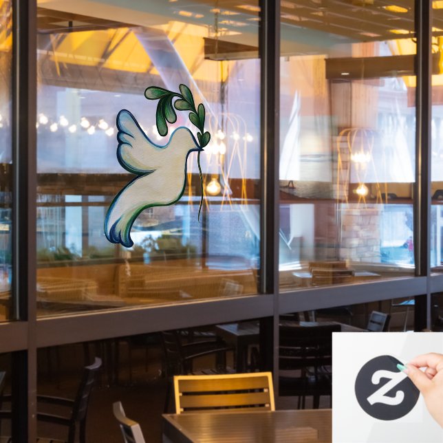 Peace on Earth Dove of Hope                        (Restaurant Window)