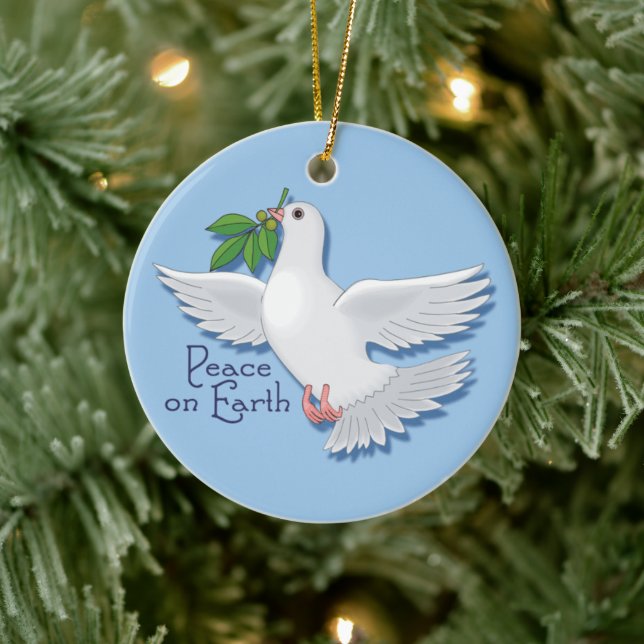 Peace on Earth Dove Ornament (Tree)