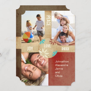 Peace on Earth Family Photo Card