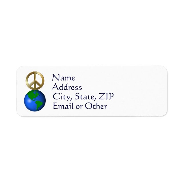 Peace On Earth Fun Rebus Holiday Greeting (Front)