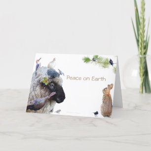 Peace on Earth: Good will towards All Holiday Card