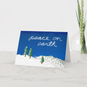 Peace on Earth Holiday Card