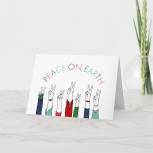 Peace On Earth Holiday Card