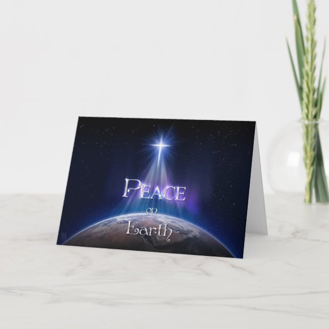 Peace on Earth Holiday Card (Front)