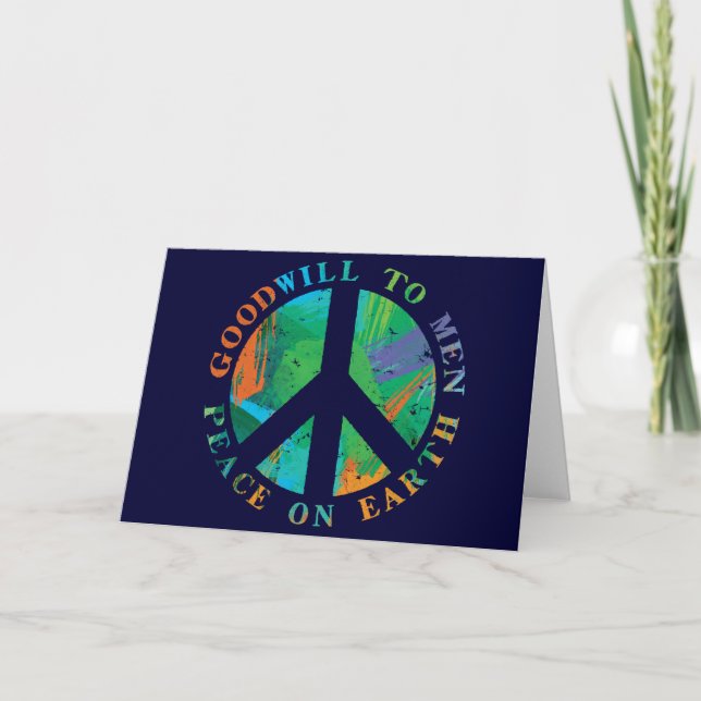 Peace on Earth Holiday Card (Front)