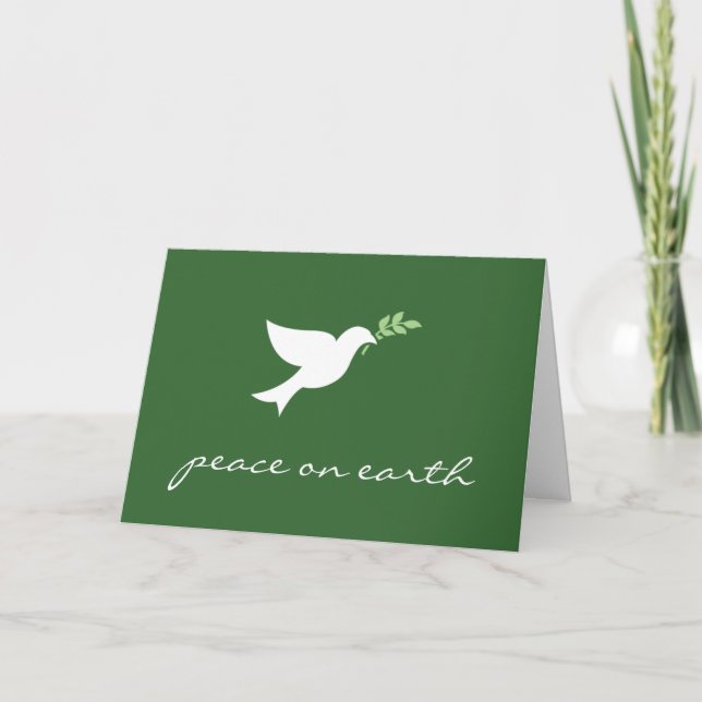 Peace on Earth Holiday Card (Front)