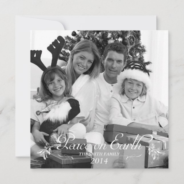 Peace on Earth Holiday Card (Front)