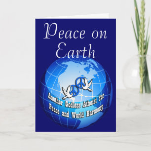Peace on Earth Holiday Card
