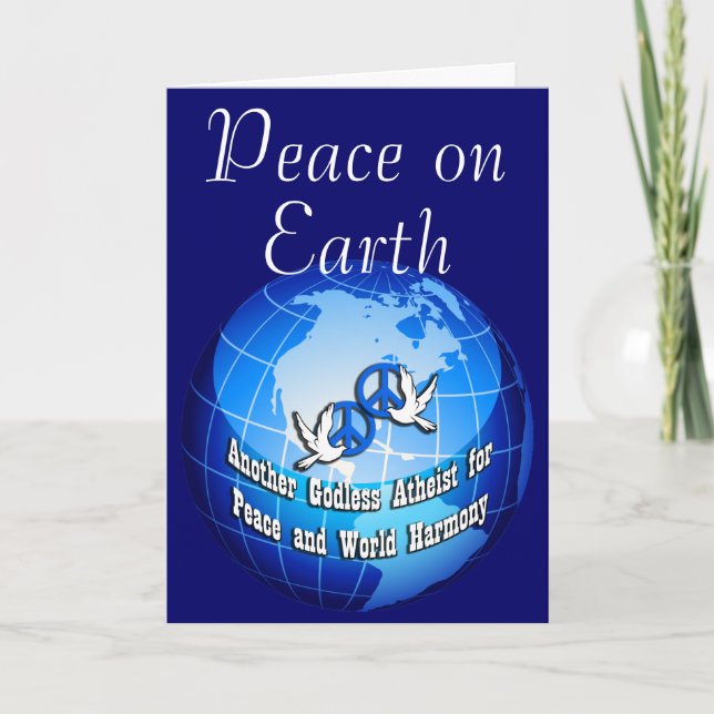 Peace on Earth Holiday Card (Front)