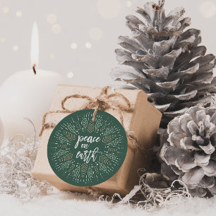 Peace on Earth   Holiday Gift Tags