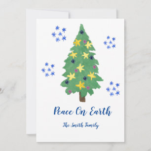 Peace On Earth Holiday Greeting Card