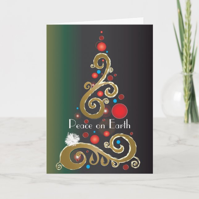 Peace on Earth II Holiday Card (Front)