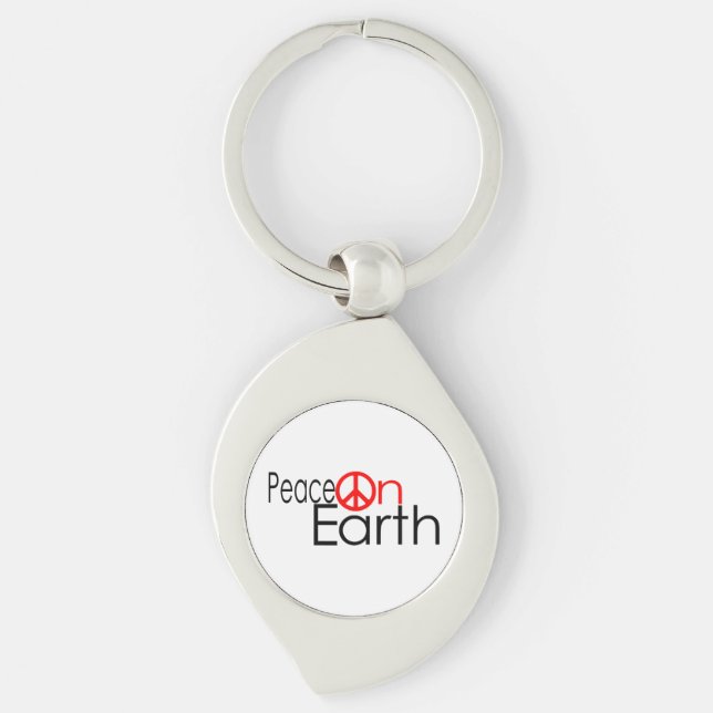 Peace on Earth Key Ring (Front)