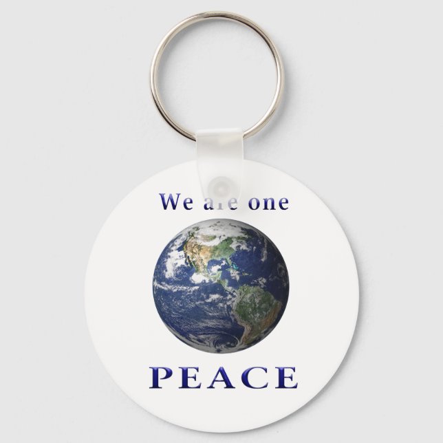 Peace on earth key ring (Front)