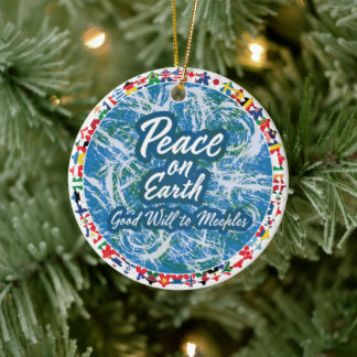 Peace on Earth Meeples Ornament