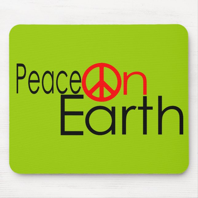 Peace on Earth Mouse Pad (Front)