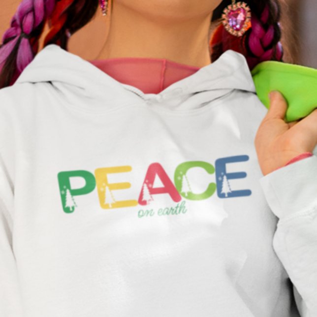 Peace on Earth Multi-Colour  Hoodie (Creator Uploaded)