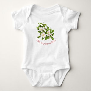 'Peace on Earth' on a Baby Bodysuit