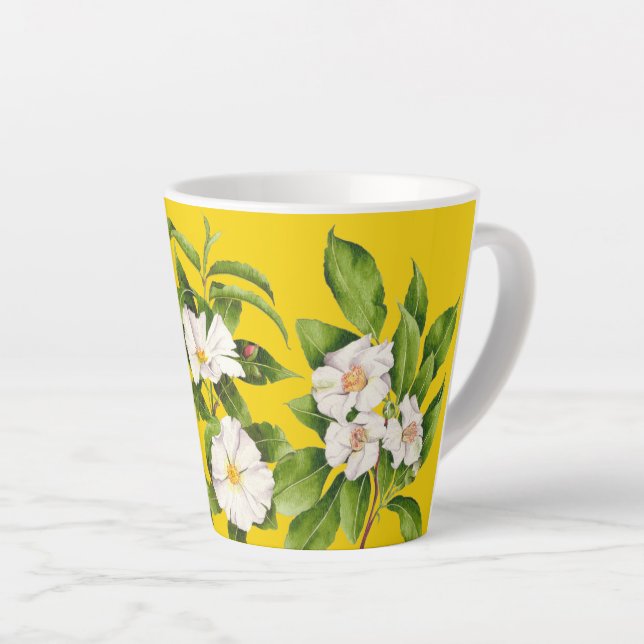 'Peace on Earth' on a Small Latte Mug (Right Angle)
