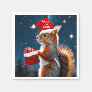 Peace on Earth Paper Party Napkins