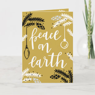Peace on Earth Photo Holiday Card